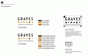 Vins de Graves charte graphique - Graphisme et illustration à Bordeaux : Agence communication visuelle studio création graphique